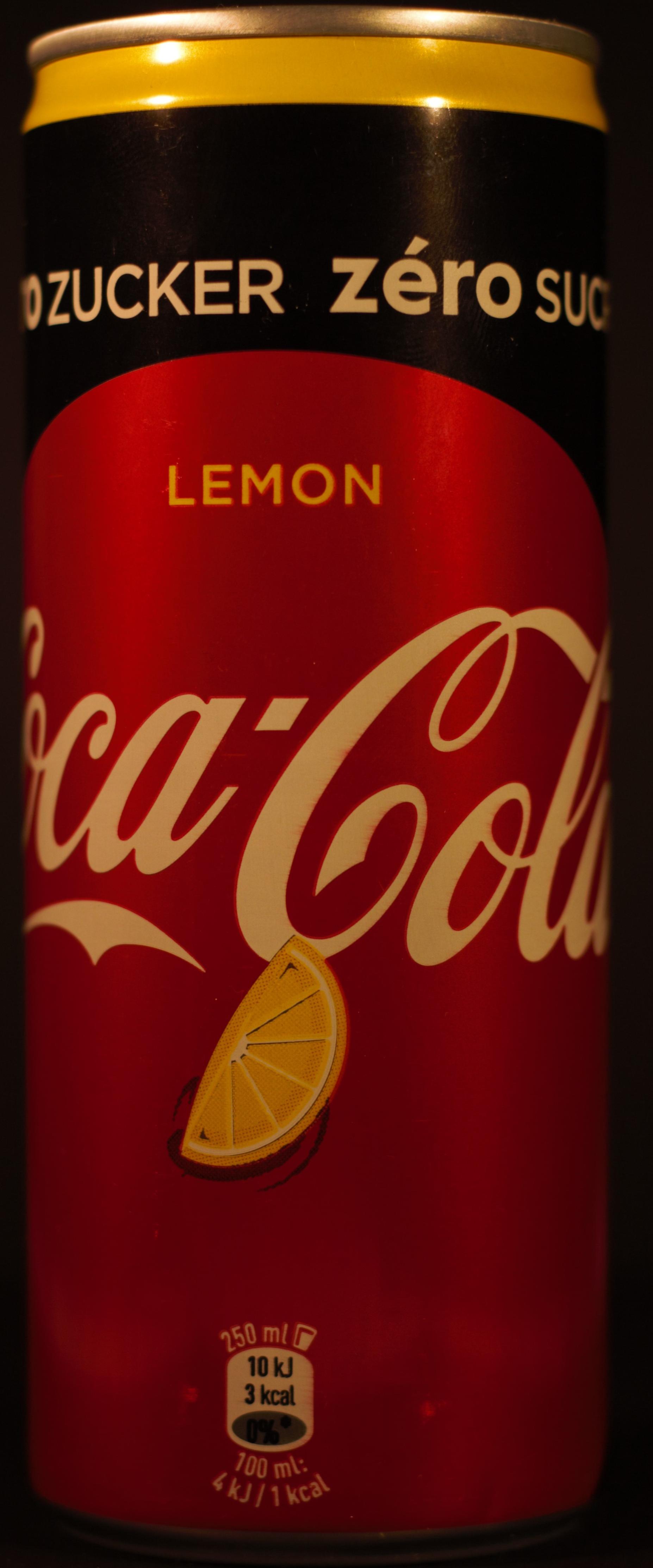 Coca Cola zero lemon 